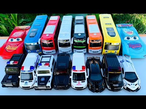 Mobil Mobilan Mcqueen, Bus tayo, Bus Basuri, Mobil Polisi, Mobil Ambulan, Mobil Balap, Damkar #458