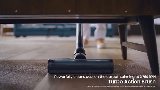 The high-speed Turbo Action Brush on the Samsung Jet™ Vacuum Cleaner cleans ultra-fine dust from floors, carpets and rugs. While the Combination Tool and Long Reach Crevice Tool take care of difficult to reach spaces. Give your home the perfect cleaning it deserves with Samsung Jet™. Buy now: http://spr.ly/6182zWW2p. #SamsungJet #Samsung | Samsung