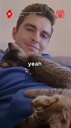 Dave Franco’s cats just stole the show! 🐱😆
