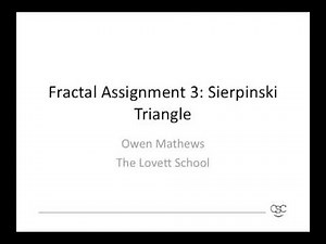 Java Sierpinski Triangle