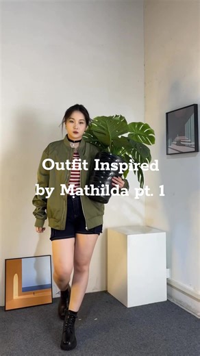 Cool girl outfit inspiration from Mathilda 👧🏻 #léontheprofessional #mathilda #outfitinspiration #iconicoutfit #recreatingoutfits #fyp