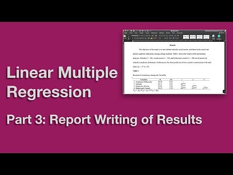Writing a Multiple Regression Report? DO THIS to Impress your teacher! 😱