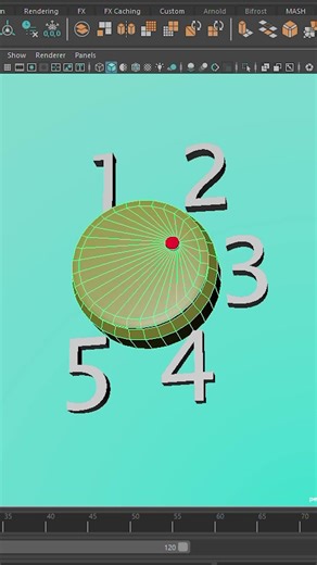 Simple Rigging Animation | Autodesk Maya #shorts #cgi #animation #autodeskmaya