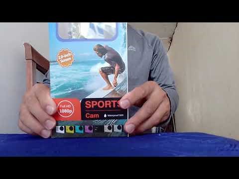 #unboxing #1080p Sports Cam 2.0 inch screen (Waterproof 30M)