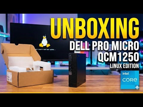 Dell Pro Micro i3 com Linux: O que vem na caixa? (Unboxing)