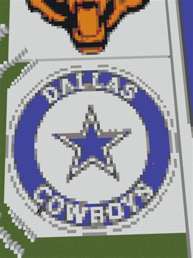 ⭐ Dallas Cowboys in Minecraft Sand Art! ⭐ Bottom block breaks → the star drops instantly 💙🏈 Fast reveal, clean build — love how this one turned out! #DallasCowboys #CowboysNation #DC4L #Dallas #Cowboys