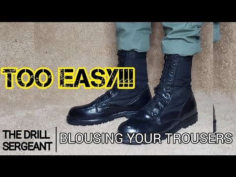 How to blouse your pants | Trouser Blouser