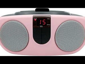 Review: PROSCAN SRCD243 Portable CD Player with AM/FM Radio, Boombox (Pink)