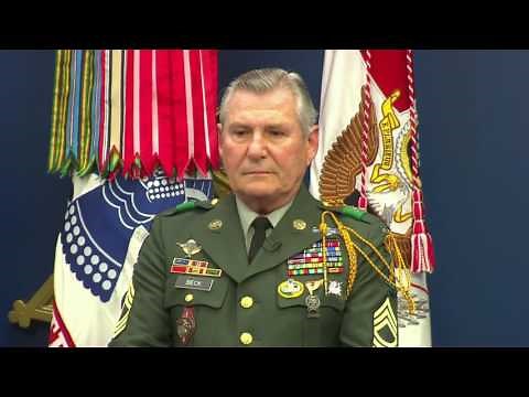 Distinguished Service Cross in Honor of Master Sergeant Henry "Hank" F. Beck Jr. United States Army