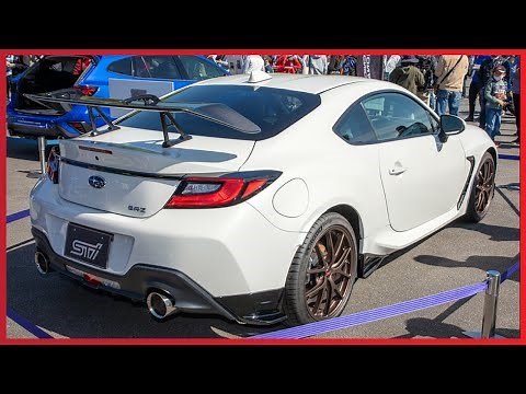 2022 Subaru BRZ equipped with STI parts super-large rear wing