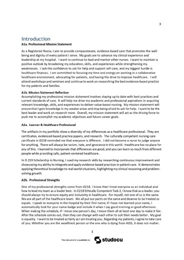 2025 Western Governors University Bsnu D226 Capstone E Portfolio Template A Guide To Success