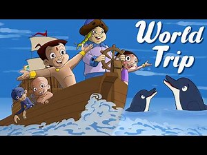 Chhota Bheem Ki World Trip Adventure | Cartoons for Kids | Sea Animals Videos for Kids
