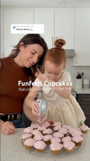 Funfetti Cupcakes without the Artificial Dyes! 🌈✨