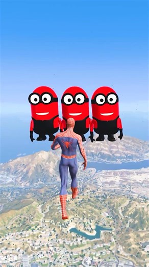 GTA 5 Gameplay Spiderman BREAKS Physics EP 8 | Funny Shorts