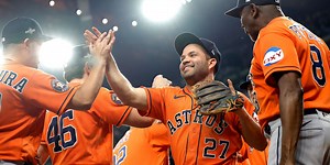 Altuve's 3-run HR in 9th has Astros 1 win away from World Series