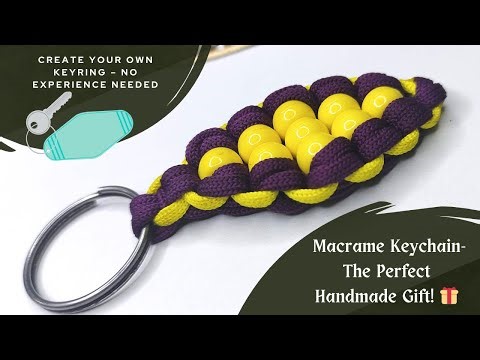 Macrame Keyring Tutorial | Quick & Easy for Beginners
