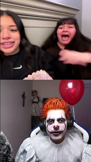 most amazing reactions with pennywise on omegle 2025
