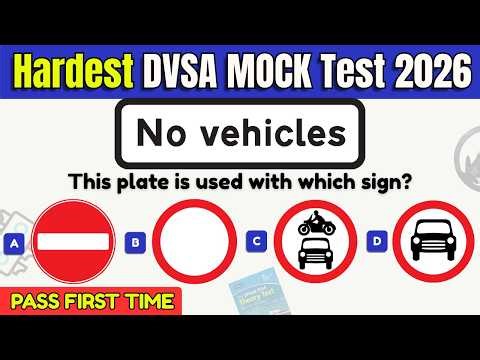 Theory Test 2026 UK |🚦 Ultimate Hardest Exam Questions (UPDATED DVSA - Mock Test) | PASS FIRST TIME