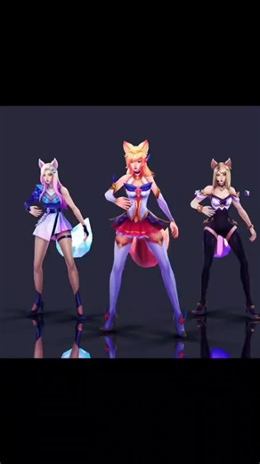 Dance Celebration of Ahri in League of Legends