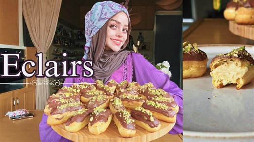 The Most Delicious French Éclair Recipe Best Chocolate Éclair 🤤🍫