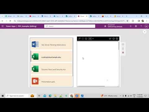 Understand about How to View the PDF Files using Power Apps