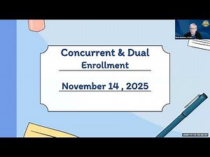 2025 Concurrent & Dual Enrollment Webinar