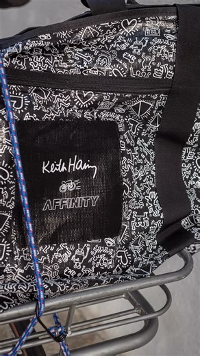 Affinity Cycles | How would you set up yours? Comment below! This is the baby basket hauler. 🤓👼 A collection inspired by famed pop artist Keith Haring.... | Instagram