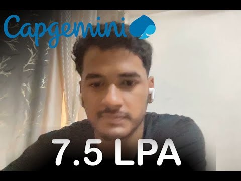 Capgemini Senior Analyst | 7.5 LPA | SELECTED