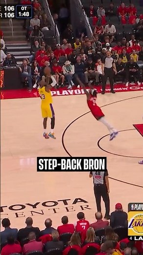 LeBron James with a COLD step-back #NBAPlayoffs #Lakers