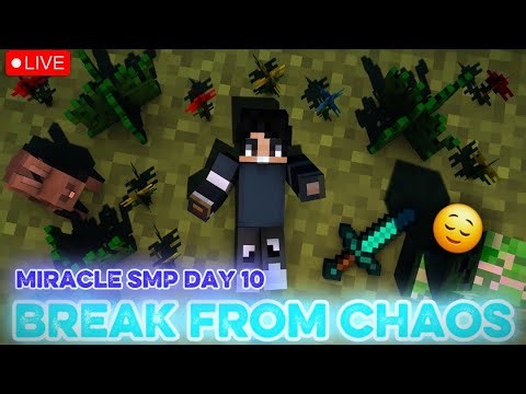 FINDING PEACE IN MIRACLE SMP:dove: :relieved: #live #Minecraft (Portrait)