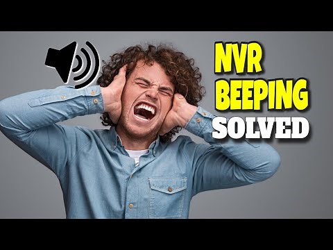 AMCREST NVR Beeping - How to Quicly Disable It.