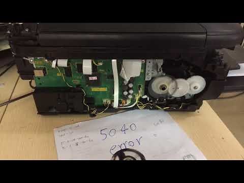 fix problem of error 5040 canon mx398 and printing blank bar