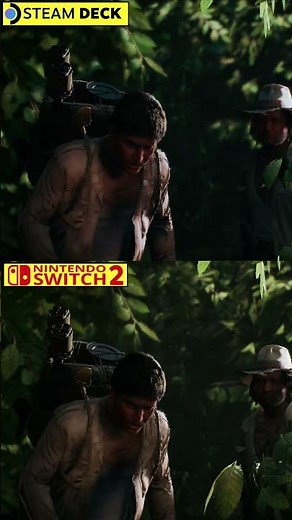 Indiana Jones and the Great Circle Nintendo Switch 2 vs Steam Deck Graphics Comparison