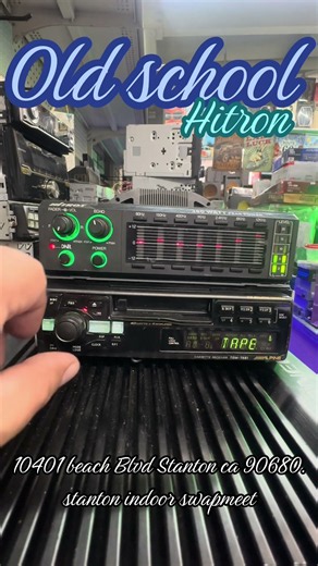 Hitron 360 whit echo and alpine cassette player #california #automobile #mobileaudio #autosounds