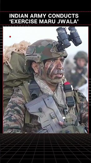 #FirstpostNews: Indian Army, Air Force Execute ‘Maru Jwala’ Airborne Drill Under Exercise Trishul