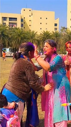 holi celebration at RGIPT Campus during pregnancy| #holi #rgipt #pregnancy #shorts