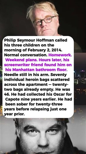 Phillip Seymour Hoffman Was Found With 70 Heroin Bags—He Had Called His Kids That Morning