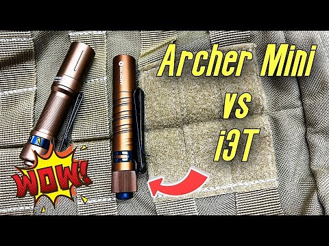 The Perfect Small EDC Flashlight | Thrunite Archer Mini vs Olight i3T