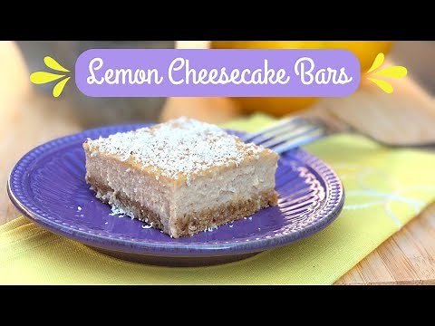 Lemon Cheesecake Bars | Cooking Demo