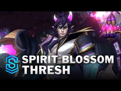 Spirit Blossom Thresh Wild Rift Skin Spotlight