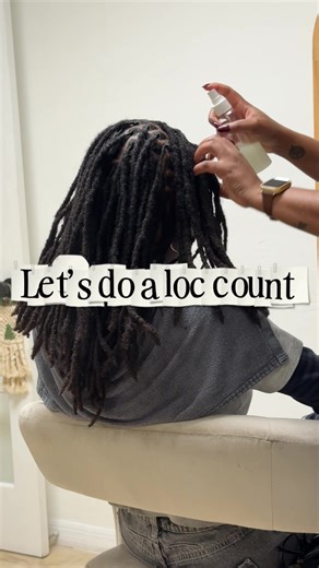 Do you know your loc count? 🪮🌀🌱 ✨Consultations are available on my website linked in the bio. #masterloctician #locsbydee #uflocs #gnvlocs #locs