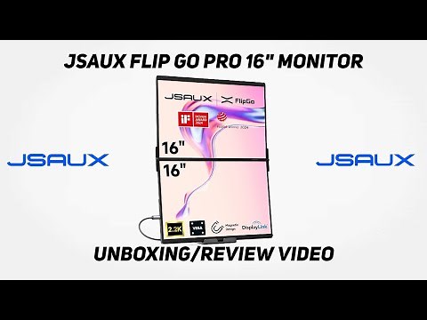 JSAUX Flip Go Pro 16" Unboxing and Review