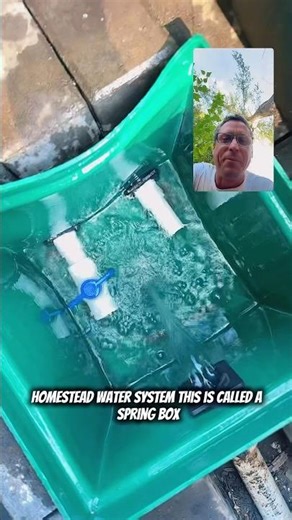 Water means Life.. 💧•#diy #offgrid #mountain #spring #water #system