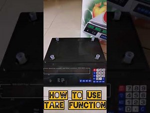 How to use Digital Price Computing Scale and TARE function - Tagalog