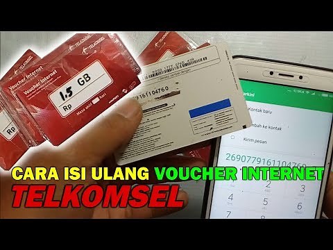 Cara isi Ulang Voucher Internet Telkomsel Fisik