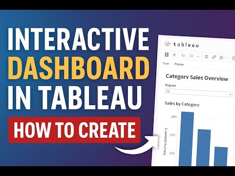 **"Create Stunning Interactive Dashboards in Tableau 🔥 | Step-by-Step Tableau Dashboard Tutorial!"**