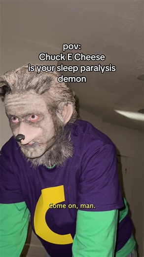 Just gets progressively worse… • We did go bankrupt in 2020, but after getting our finances in order we are back in business. • #chuckecheese #rat #sleepparalysis #nightmare #reels