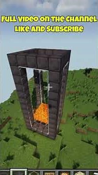Best Iron Farm Tutorial #minecraftshorts
