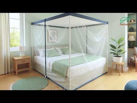 "Install Turtlegrip Mosquito Net for Bed with Stand in Minutes – DIY Guide"
