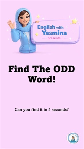 Find the Odd Word! | English Vocabulary Game | Level 1–2